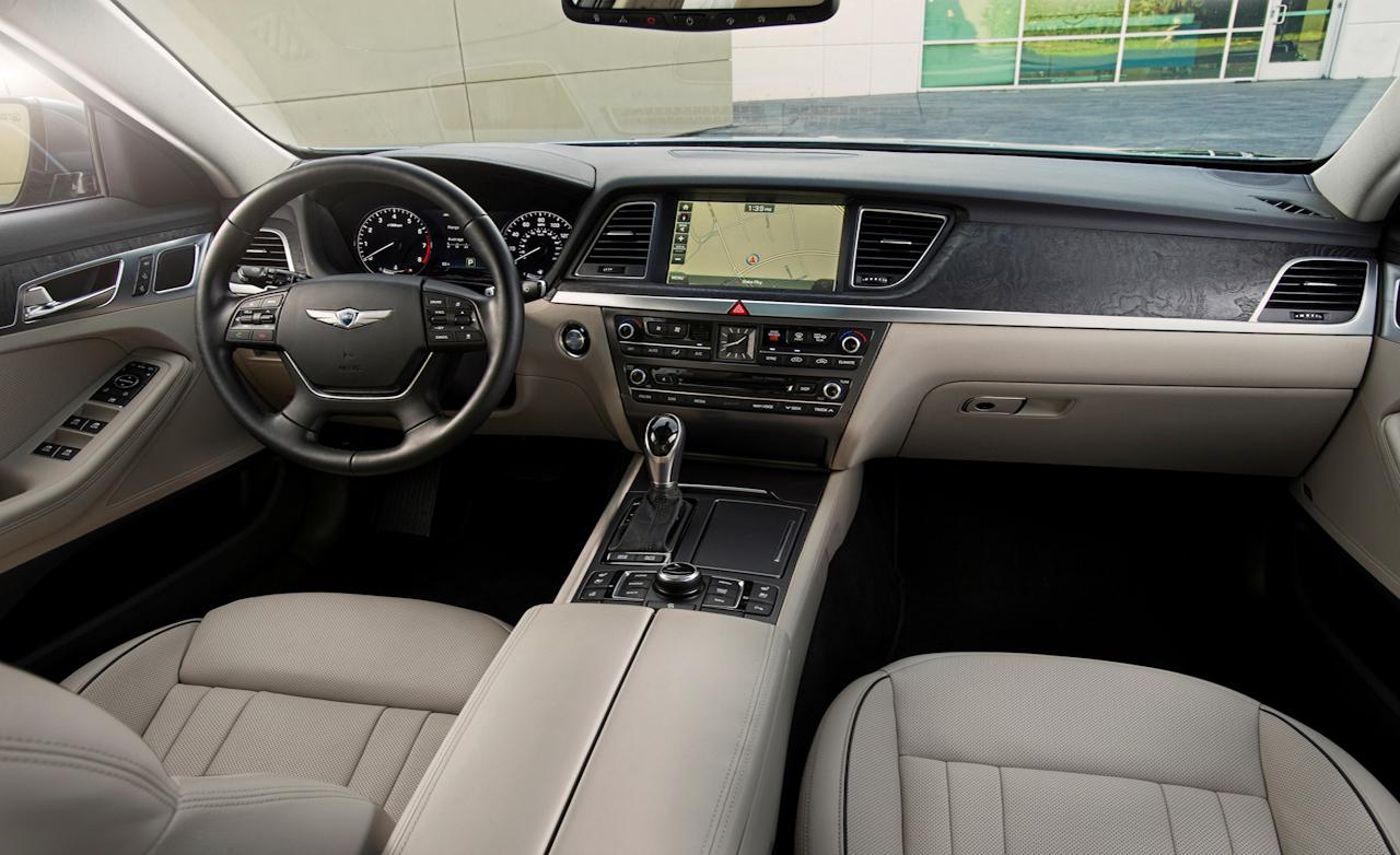 Interior of 2015 Hyundai Genesis